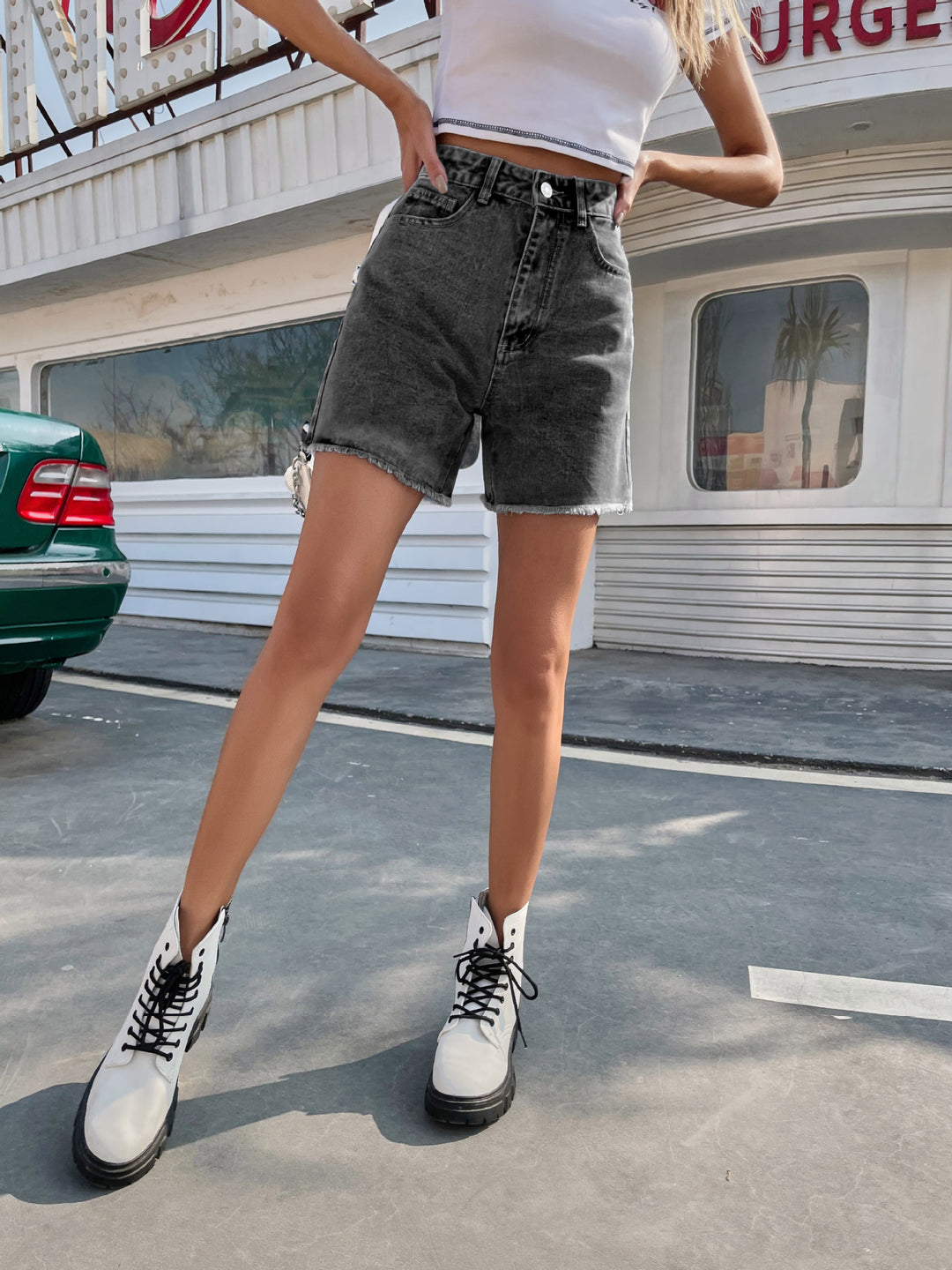 High Waist Loose Casual Women&