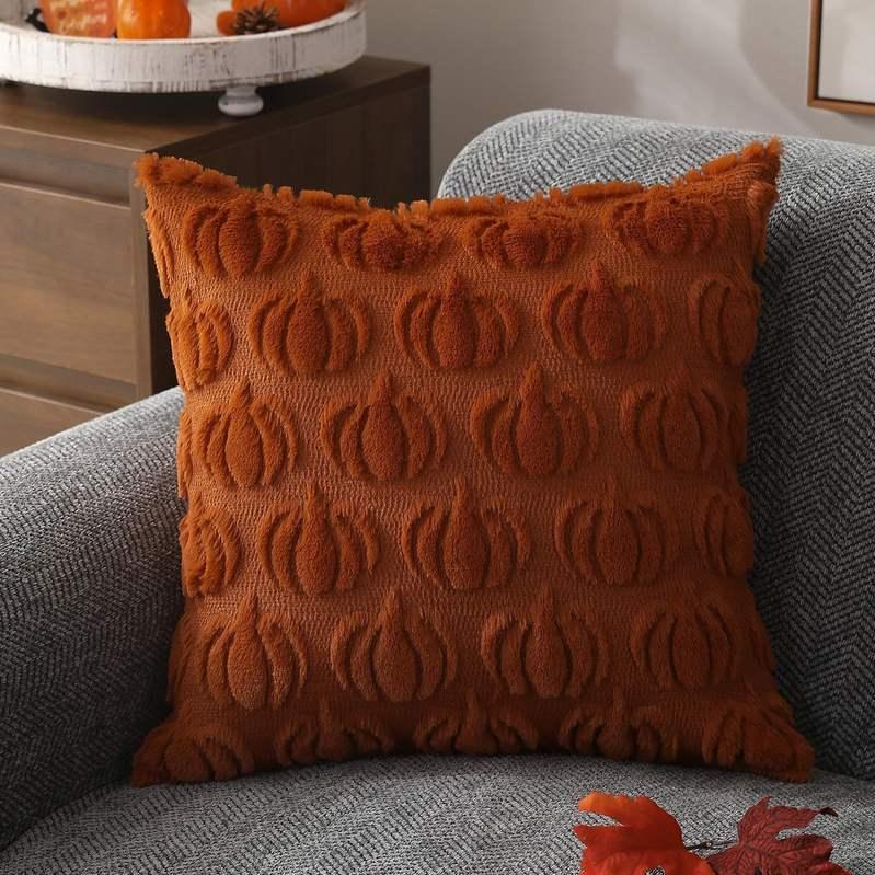 Autumn Pumpkin Cushion Cover