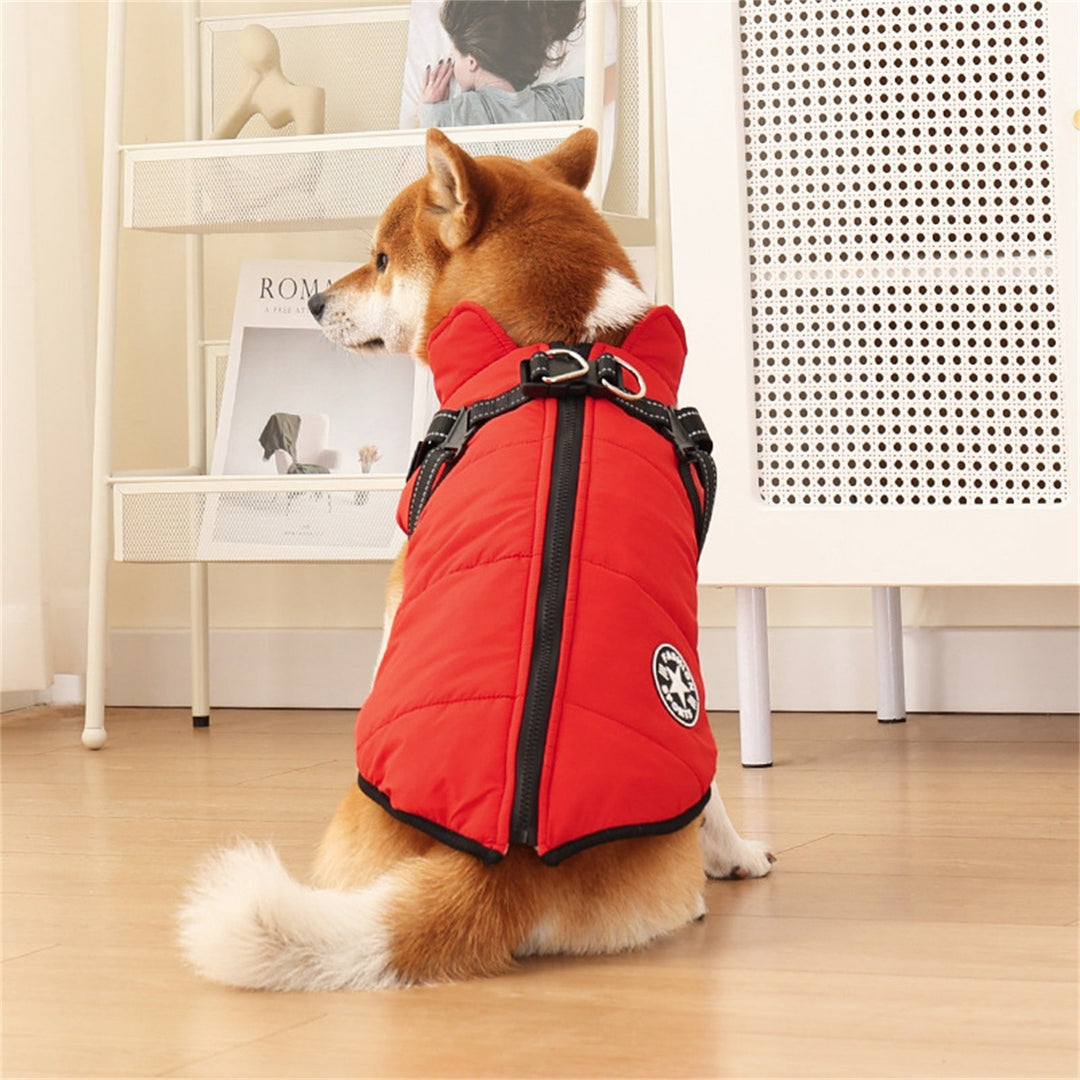 Dog Clothes Waterproof Pet Coat With Harness