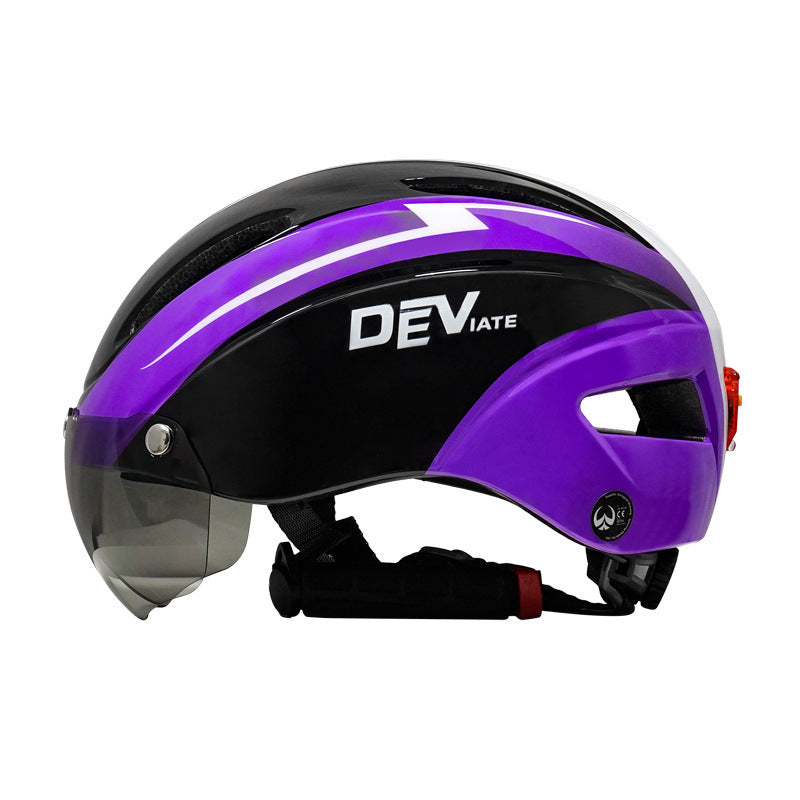 Bicycle Helmet Riding Helmet Sports Helmet Goggles Riding Helmet Restraint Taillight