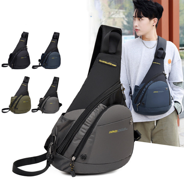 Men's Retro Chest Bag One Shoulder Crossbody Backpack