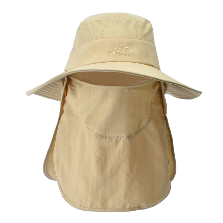 QuickDry UV Protection Fisherman Cap with Face Neck Cover