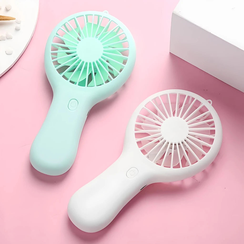 Compact 800mAh Rechargeable Pocket Fan