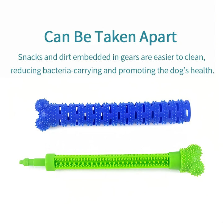 Silicone Bone Dog Molar Stick: Bite-Resistant Tooth Cleaning Toy