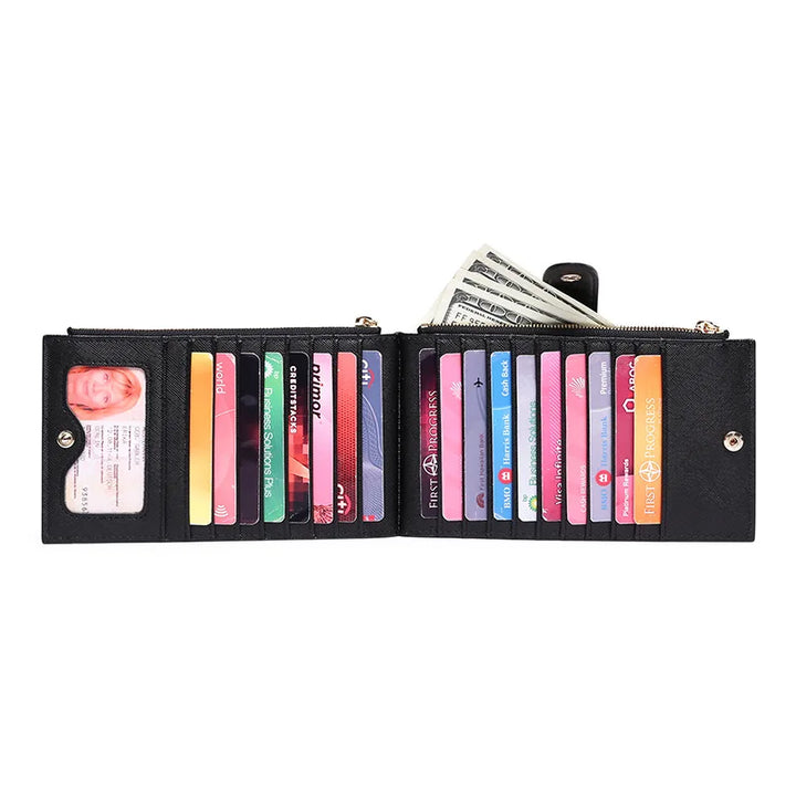 Blocking Multi-Function Zipper Wallet – Anti-Theft, Long Organizer