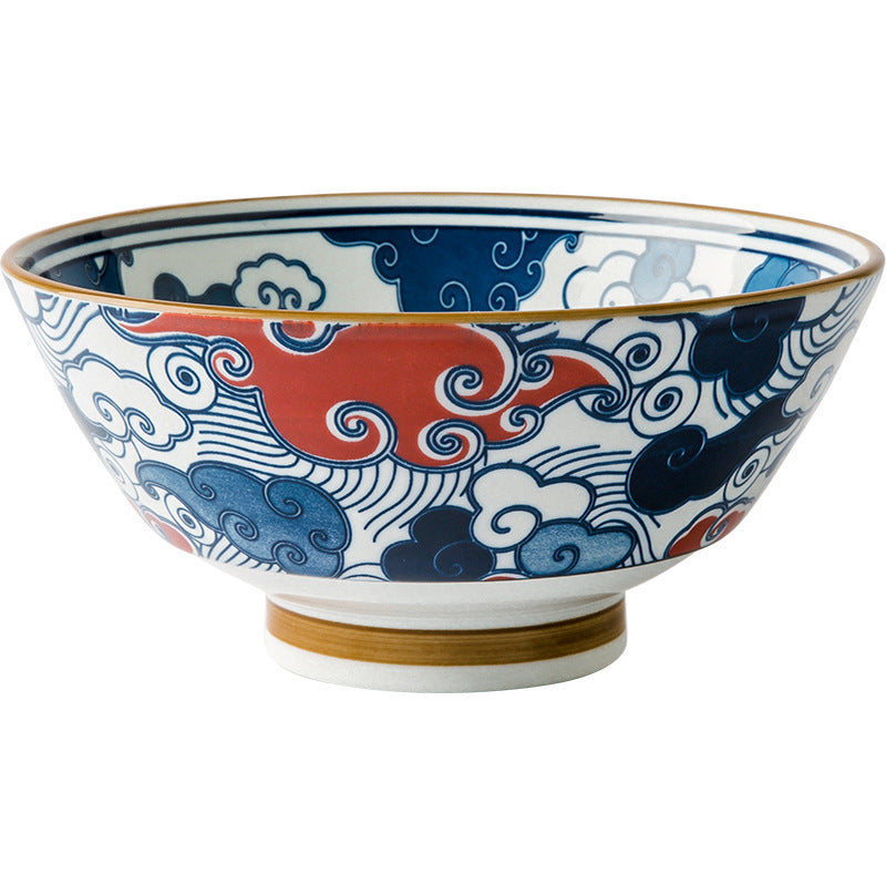 Creative Retro Ramen Hand-painted Ceramic Bowl