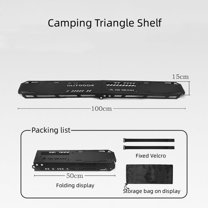 Outdoor Triangular Storage Rack