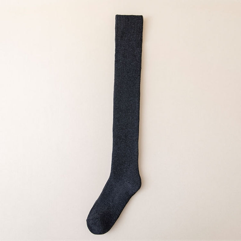 Long Thigh High Cotton Socks for Women