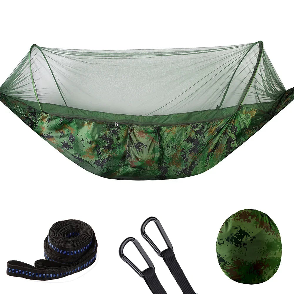 Portable Camping Hammock with Mosquito Net