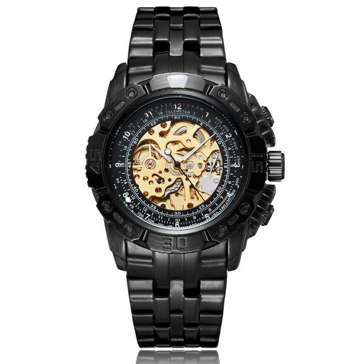 Men's Luxury Automatic Mechanical Watch All-steel Hollow Watch