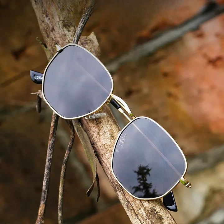 Hexagon Polarized Vintage Sunglasses for Men &amp; Women