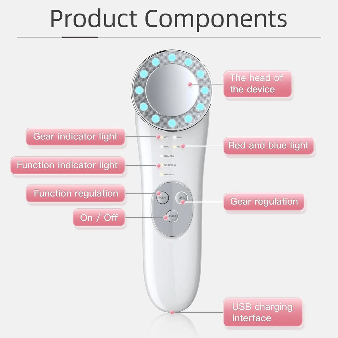 EMS Facial Massager Vibration V Line Face Lifting