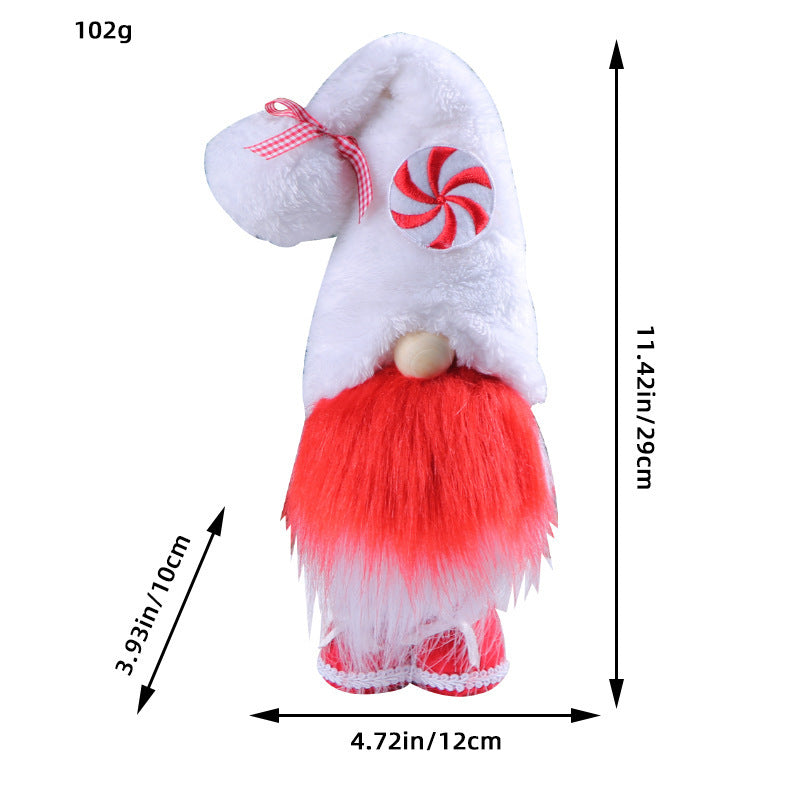 Christmas Candy Faceless Elderly Decoration Creative Doll Decorations