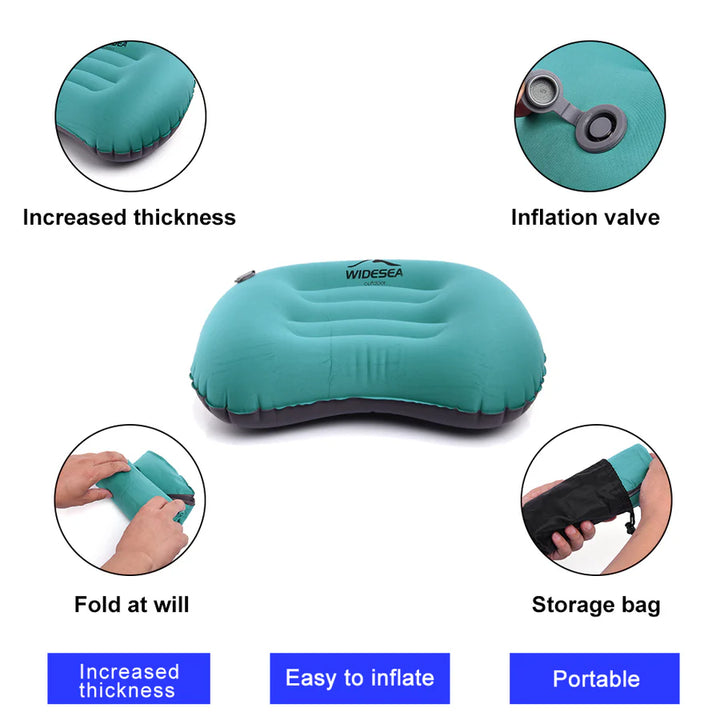 All-Season Inflatable Camping Pillow