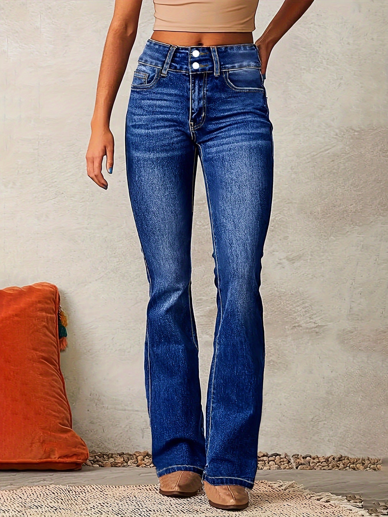 New Washed Street Skinny Retro Stretch Jeans Women&