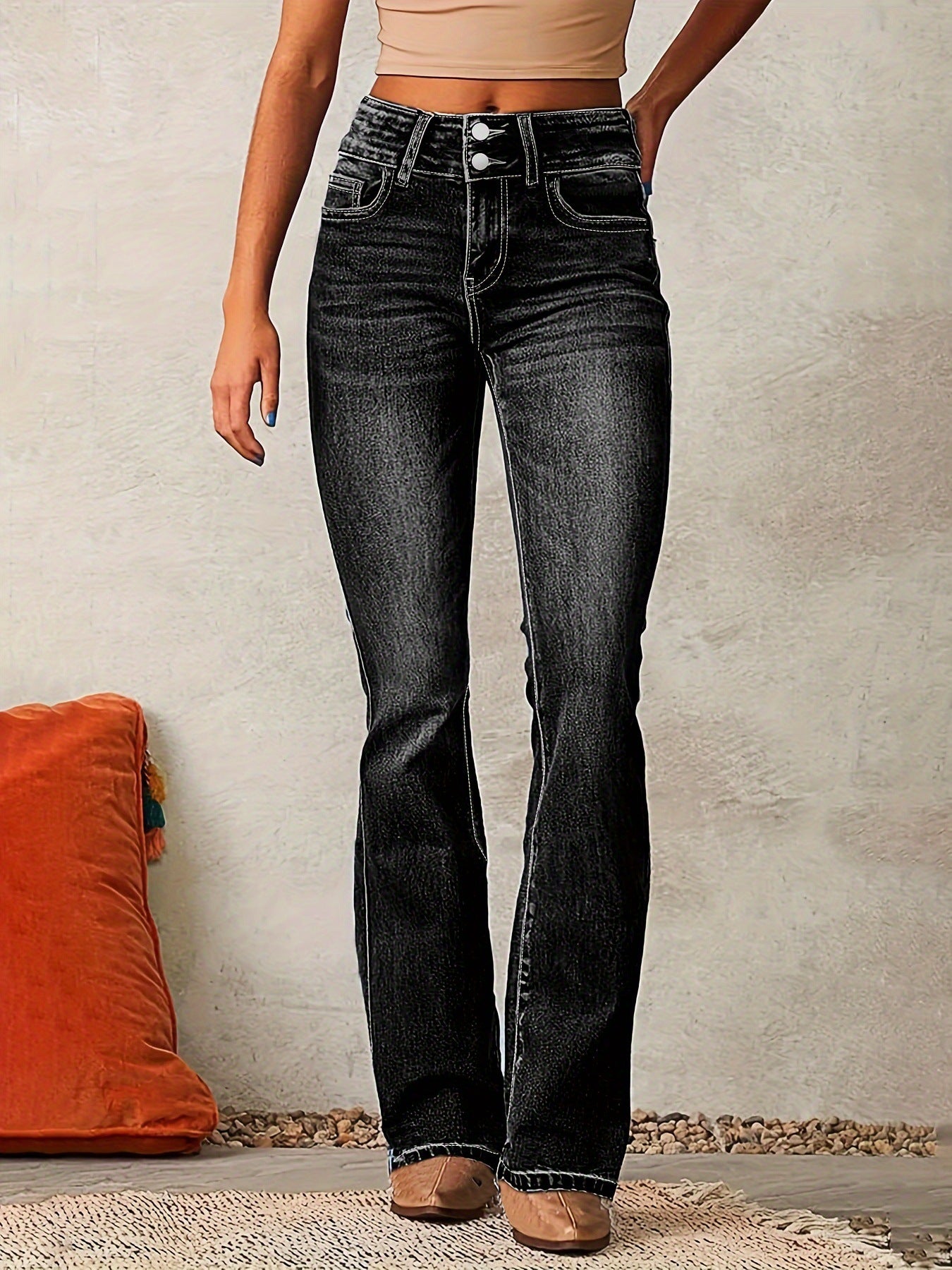 New Washed Street Skinny Retro Stretch Jeans Women&
