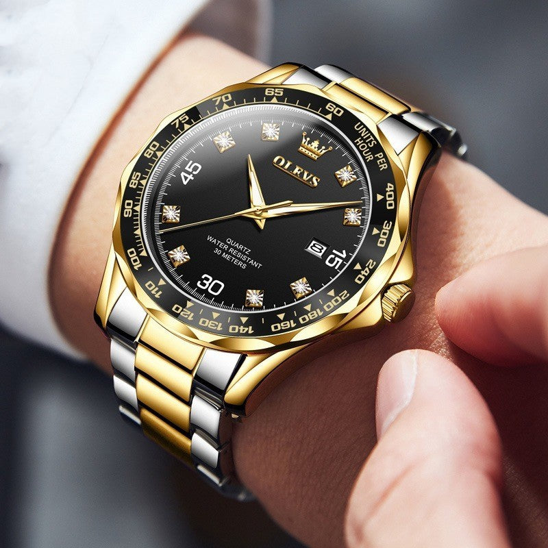 Green Submariner Quartz Watch Luminous Men&