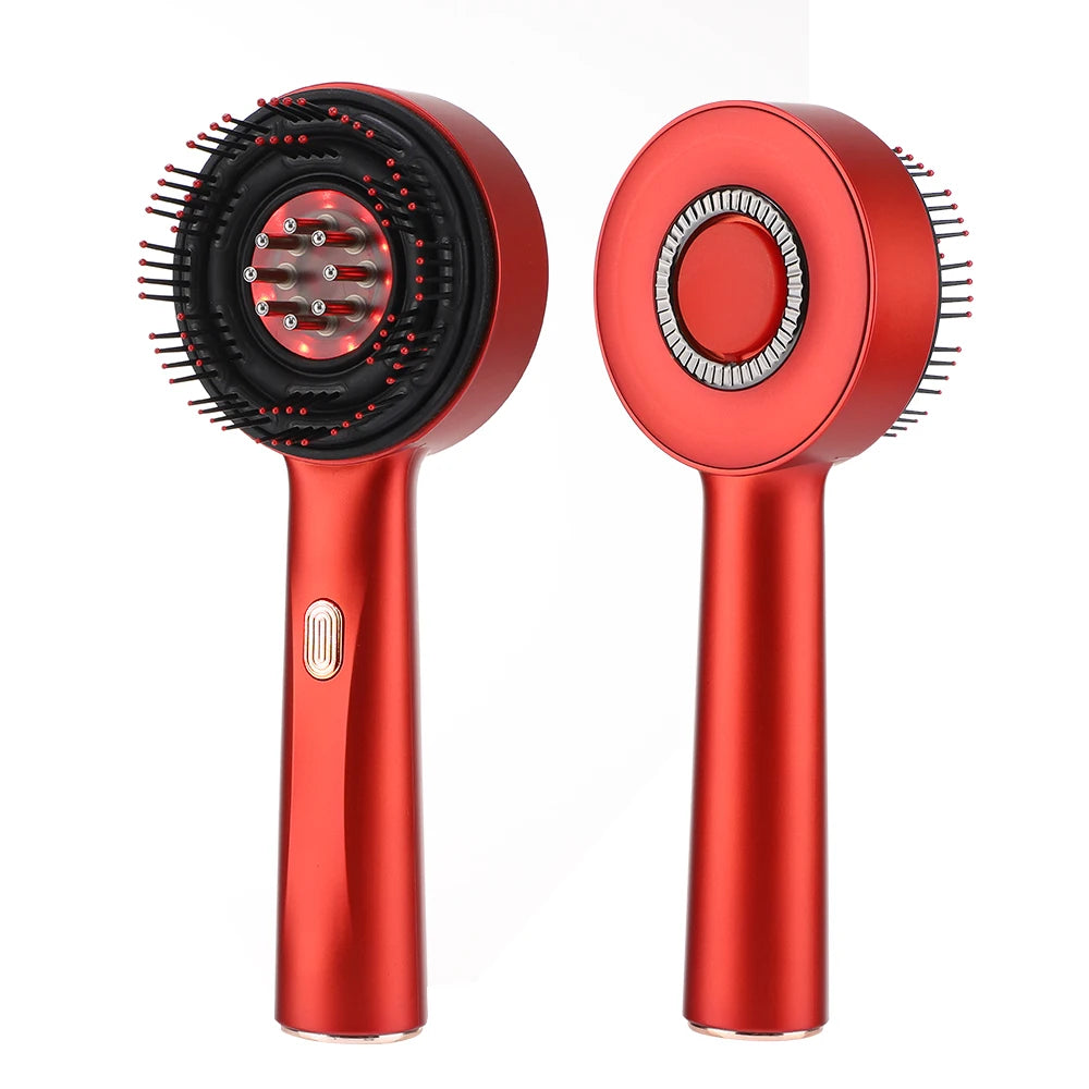 Electric Massage Comb with Red Light Therapy