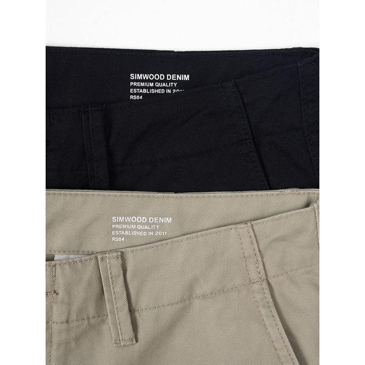 Dark Washed Regular Straight Chinos