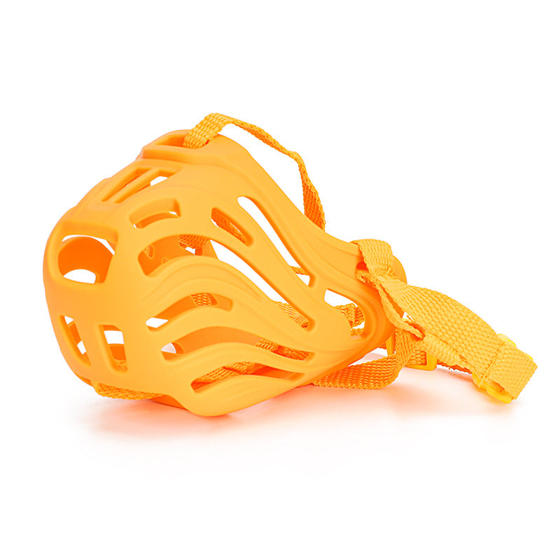 Adjustable Breathable Silicone Dog Muzzle