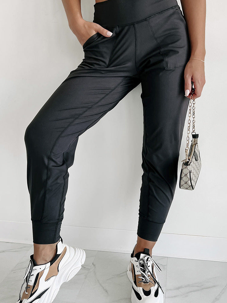 Fall High Waist Ankle-tied Women&
