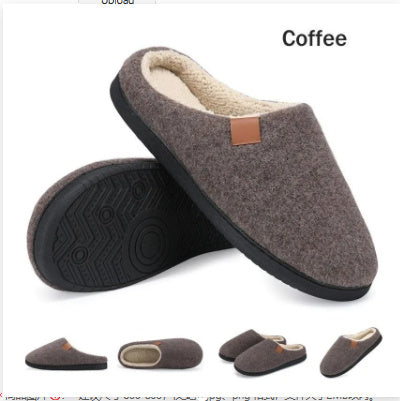 Warm Flat Heel Round Anti-cashmere Sewing Shoes