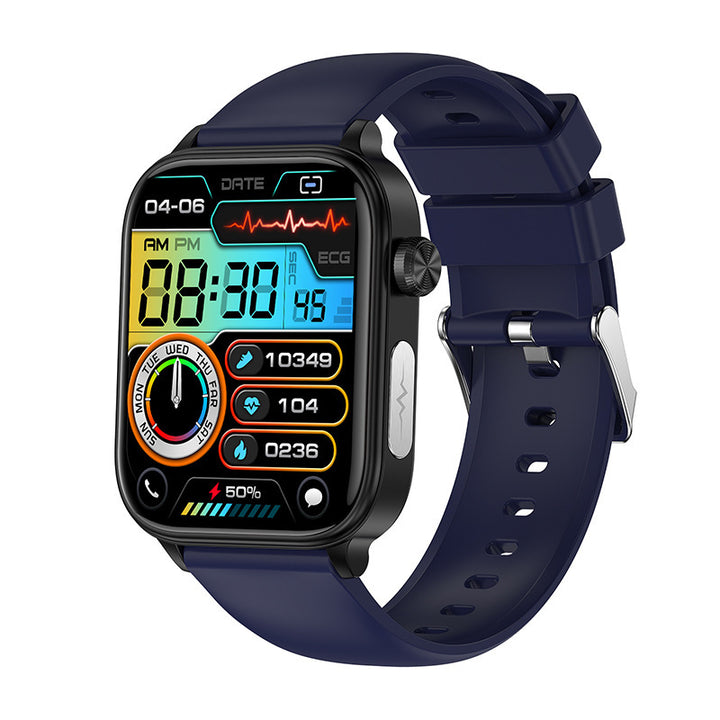 New ET570 Smart Watch Bluetooth Calling ECG ECG Function Non-invasive Blood Glucose Real Blood Oxygen Bracelet