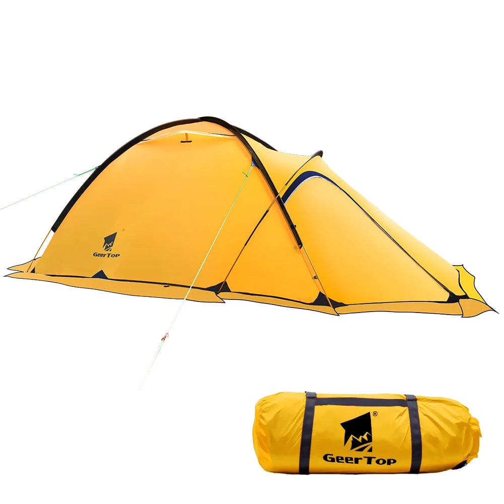 Waterproof 4-Season Double Layer Camping Tent for 2 People