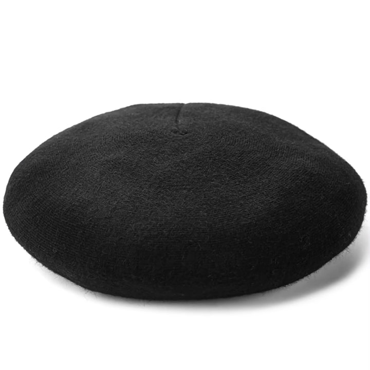 Solid Wool Knitted Beret