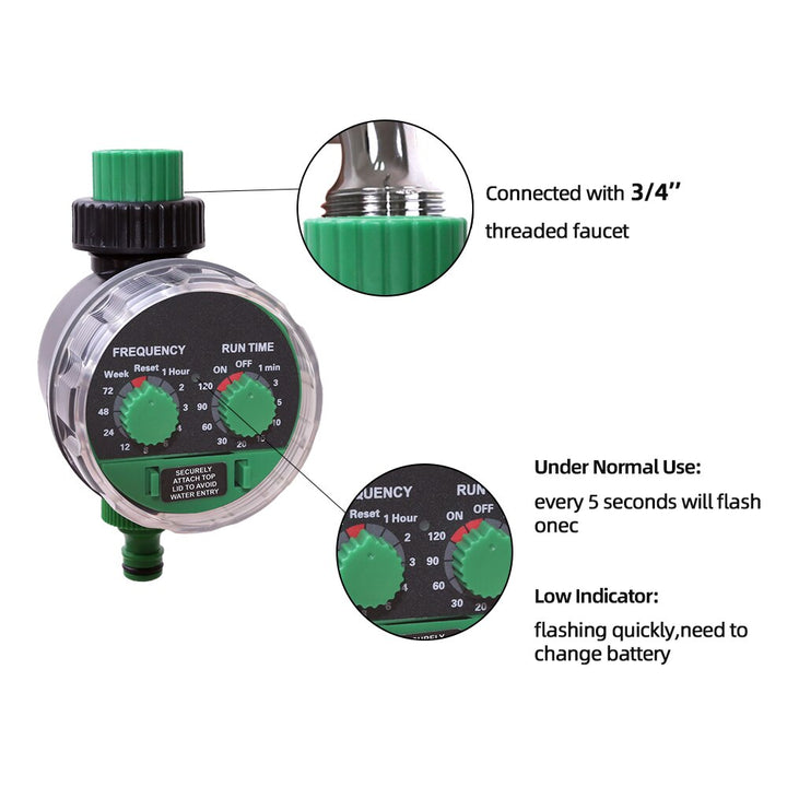 Automatic Garden Watering Timer with Digital Control