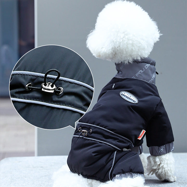 Winter Warm Dog Jacket Reflective Coat for Small and Medium Dogs