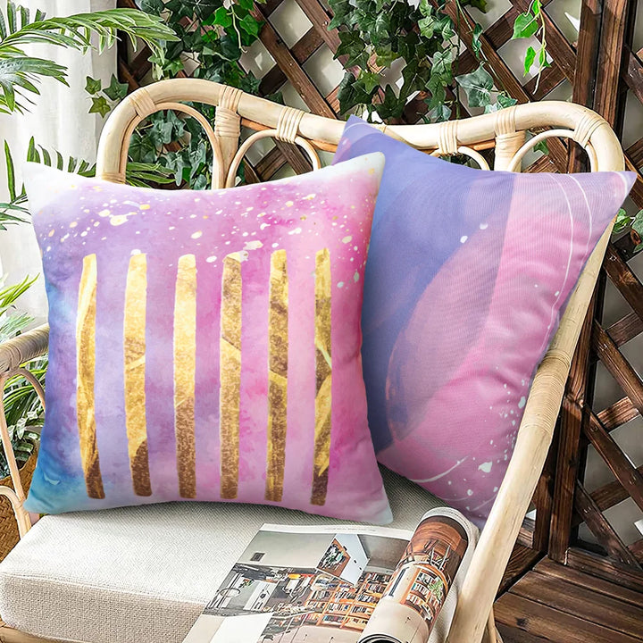 Waterproof Decorative Outdoor Cushion Covers 18"x18"