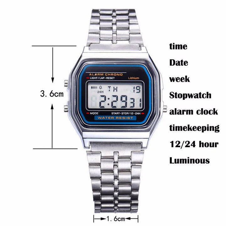 Digital Sports Waterproof LED Watch