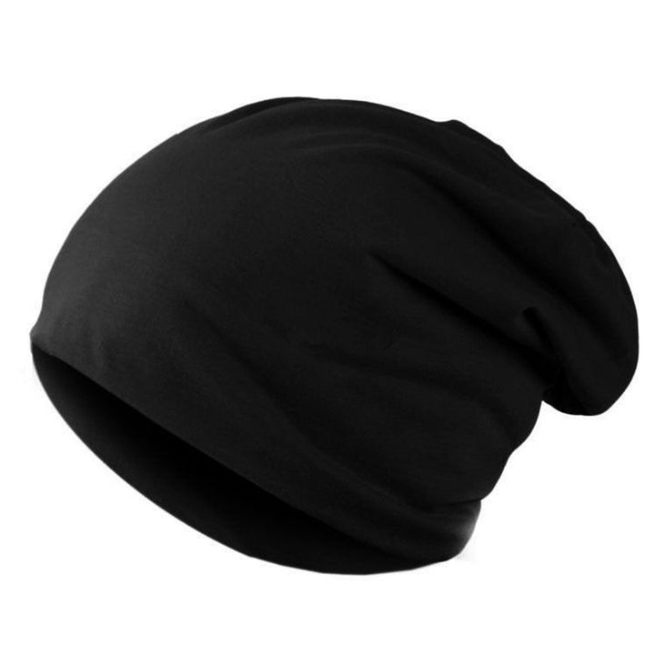 Solid Color Autumn Spring Beanies Hats For Man Male