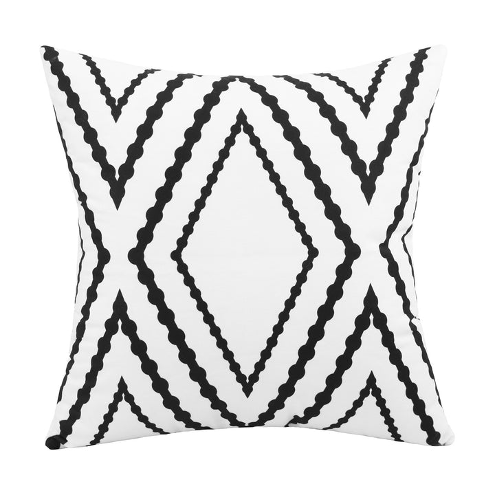 Boho Waterproof Geometric Throw Pillow Covers for Outdoor and Indoor Use