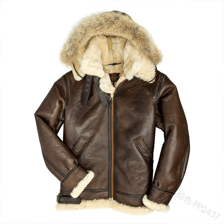 Fur Integrated Padded Jacket New Coat Men