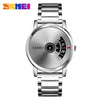 Color: Silver Silver Steel Belt