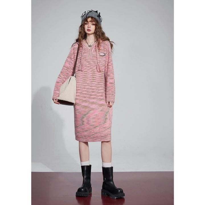 Cozy Kawaii Korean Fashion Hoodie Dress for Women