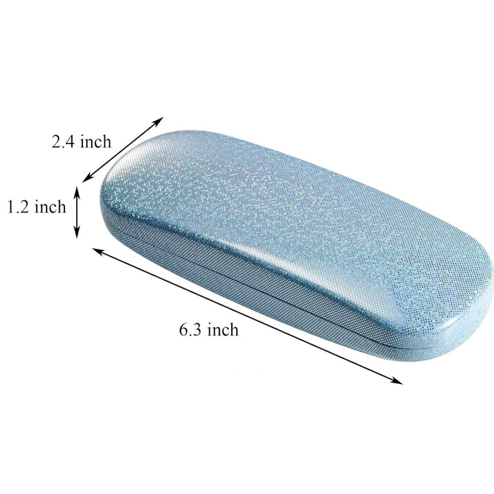 Sparkling Multi-Color PU Leather Sunglasses Case