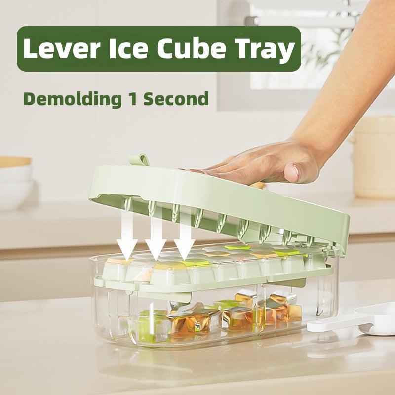 Ice Box Ice Cube Tray Grid High Capacity Food Grade Kitchen Gadgets - Trendha