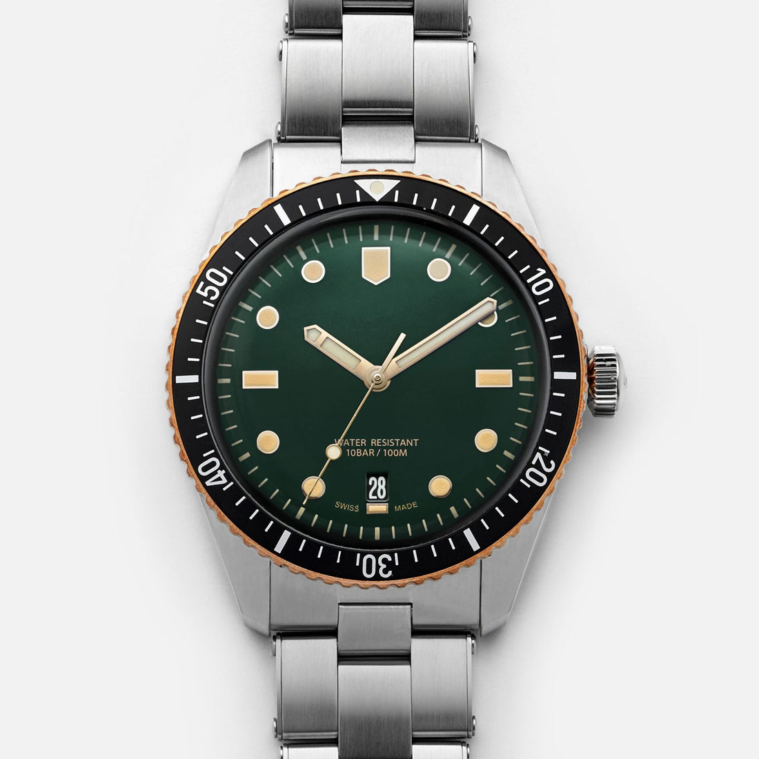 Men's Business Sweep Seconds 3-Hand Steel Band Watch