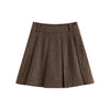 color: Brown Woolen Skirt
