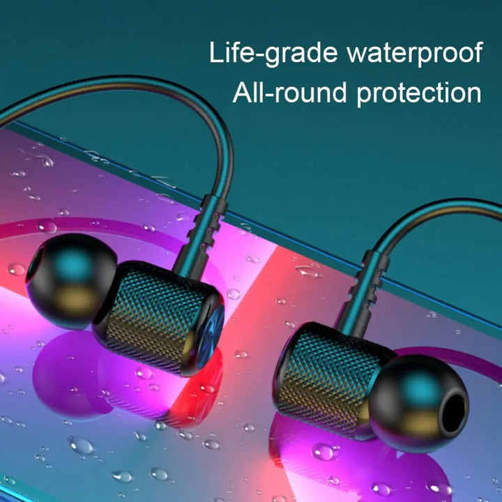Wireless Magnetic Sport Neckband Earphones with TWS and Noise Cancellation