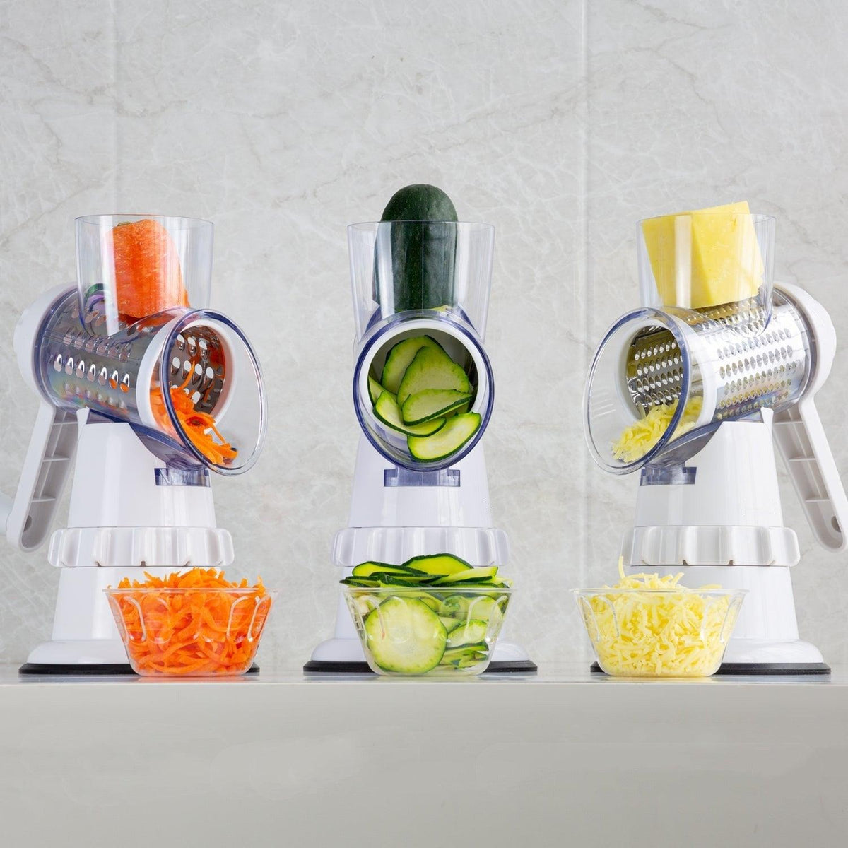 3 In 1 Vegetable Slicer Manual Kitchen Accessories Grater For Vegetable Cutter Round Chopper Mandolin Shredder Potato Home Kitchen Supplies Kitchen Gadgets - Trendha