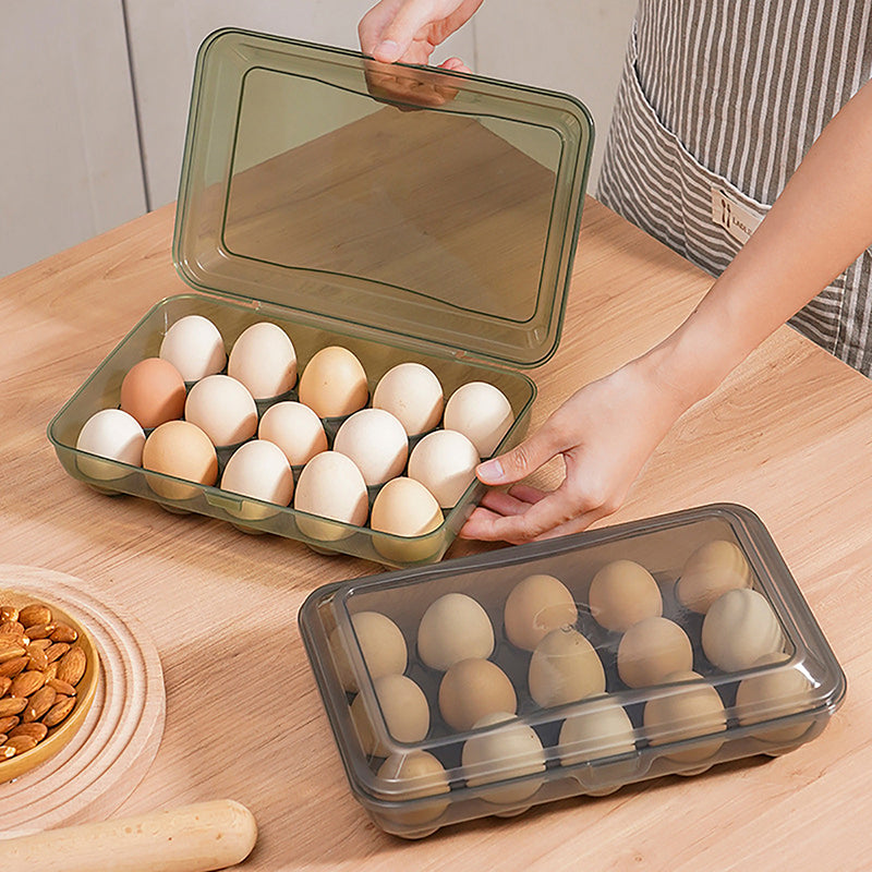 10/15 Grids Eggs Storage Box