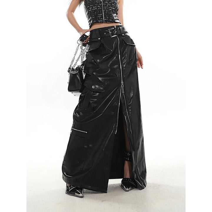 Stylish and Versatile Leather Skirt for Women