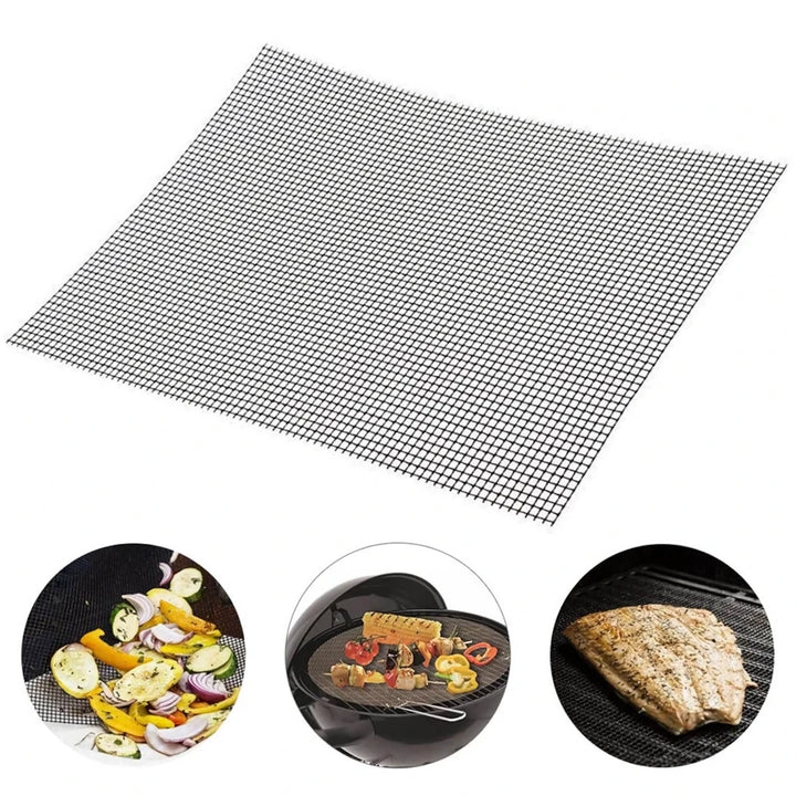 Reusable Non-Stick BBQ Grilling Mesh Mats