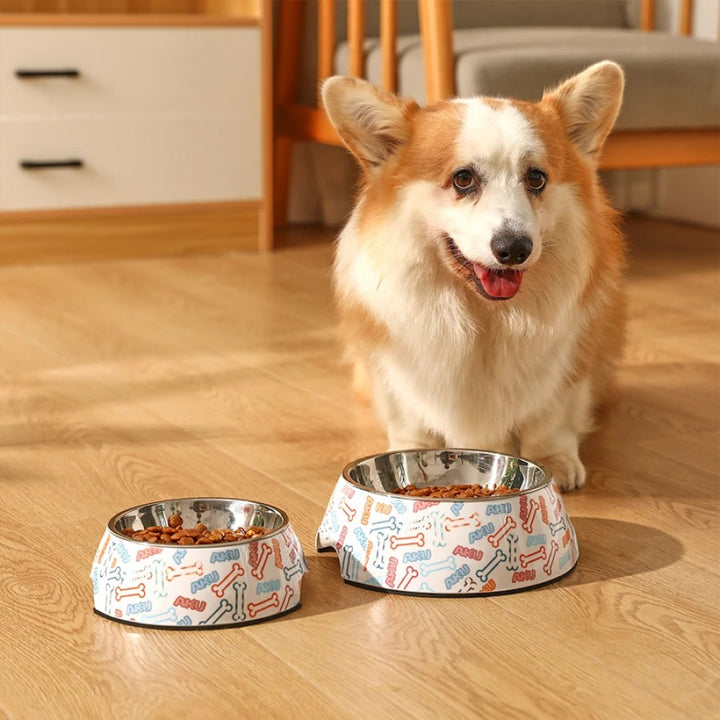 Stainless Steel Anti-Tip Pet Bowl