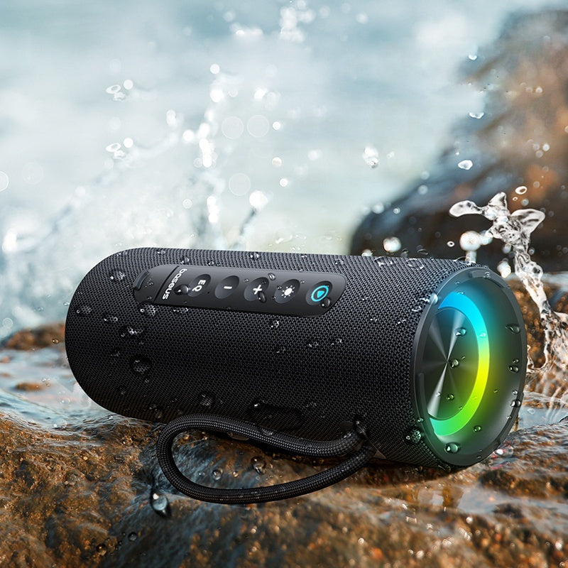 Portable Wireless Bluetooth Speaker with IPX5 Waterproof and RGB Ambient Light