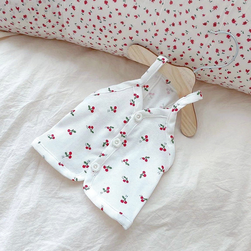 Cherry Print Dog Vest